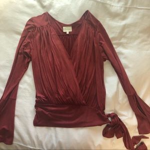 Anthropologie Wrap Top